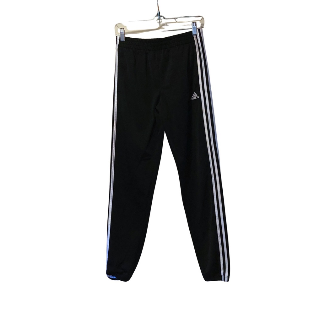 Adidas Boys Black Track Pants size 14/16